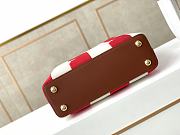 Kitlife Louis Vuitton Capucines Embroidered Red Gold Buckle - 57651 - 27.0x 18.0 x 9.0 cm - 6