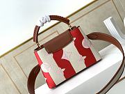 Kitlife Louis Vuitton Capucines Embroidered Red Gold Buckle - 57651 - 27.0x 18.0 x 9.0 cm - 4