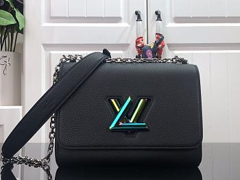 Kitlife Louis Vuitton Twist Multi Color Logo Black - M58566 - 23 x 17 x 9.5 cm