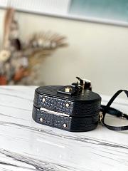 Kitlife Louis Vuitton Petite Boite Chapeau Crocodile Handbag Black - M43514 - 17.5 x 16.5 x 7.5 cm - 2
