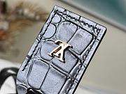 Kitlife Louis Vuitton Petite Boite Chapeau Crocodile Handbag Black - M43514 - 17.5 x 16.5 x 7.5 cm - 4