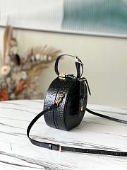 Kitlife Louis Vuitton Petite Boite Chapeau Crocodile Handbag Black - M43514 - 17.5 x 16.5 x 7.5 cm - 6