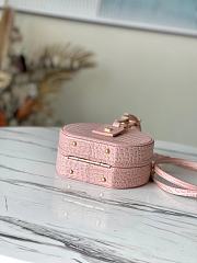 Kitlife Louis Vuitton Petite Boite Chapeau Crocodile Handbag Pink - M43514 - 17.5 x 16.5 x 7.5 cm - 5