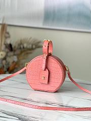 Kitlife Louis Vuitton Petite Boite Chapeau Crocodile Handbag Nude Pink - M43514 - 17.5 x 16.5 x 7.5 cm - 1