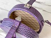 Kitlife Louis Vuitton Petite Boite Chapeau Crocodile Handbag Purple - M43514 - 17.5 x 16.5 x 7.5 cm - 5