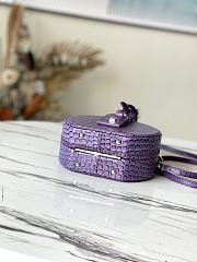 Kitlife Louis Vuitton Petite Boite Chapeau Crocodile Handbag Purple - M43514 - 17.5 x 16.5 x 7.5 cm - 4