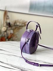 Kitlife Louis Vuitton Petite Boite Chapeau Crocodile Handbag Purple - M43514 - 17.5 x 16.5 x 7.5 cm - 3