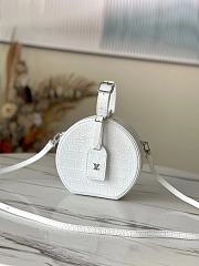 Kitlife Louis Vuitton Petite Boite Chapeau Crocodile Handbag White - M43514 - 17.5 x 16.5 x 7.5 cm - 1