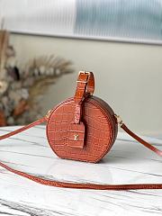 Kitlife Louis Vuitton Petite Boite Chapeau Crocodile Handbag Brown - M43514 - 17.5 x 16.5 x 7.5 cm - 1