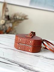 Kitlife Louis Vuitton Petite Boite Chapeau Crocodile Handbag Brown - M43514 - 17.5 x 16.5 x 7.5 cm - 5