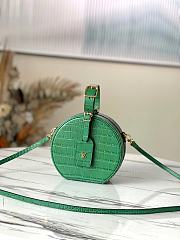 Kitlife Louis Vuitton Petite Boite Chapeau Crocodile Handbag Green - M43514 - 17.5 x 16.5 x 7.5 cm - 1