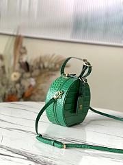 Kitlife Louis Vuitton Petite Boite Chapeau Crocodile Handbag Green - M43514 - 17.5 x 16.5 x 7.5 cm - 6
