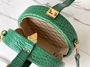 Kitlife Louis Vuitton Petite Boite Chapeau Crocodile Handbag Green - M43514 - 17.5 x 16.5 x 7.5 cm - 5