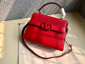 Kitlife Valentino Garavani VSling Handbag Red - 30 x 21 x 14 cm