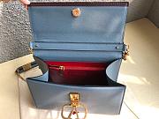 Kitlife Valentino Garavani VSling Handbag Blue - 30 x 21 x 14 cm - 6