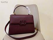 Kitlife Valentino Garavani VSling Handbag Burgundy - 30 x 21 x 14 cm - 1