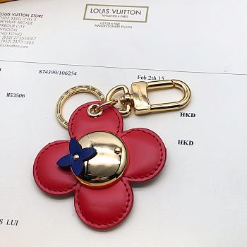 Kitlife Louis Vuitton Key Holder and Bag Charm Small Sun Flower - M67299