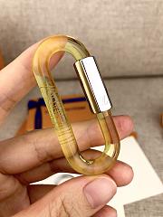 Kitlife Louis Vuitton Key Holder and Bag Charm Plexi Gradient Green/Yellow - 5