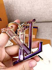 Kitlife Louis Vuitton Key Holder and Bag Charm Plexi Gradient Purple - 4