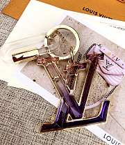 Kitlife Louis Vuitton Key Holder and Bag Charm Plexi Gradient Purple - 6