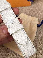Kitlife Louis Vuitton Key Holder and Bag Charm Harness Dragonne White - MP2293 - 2