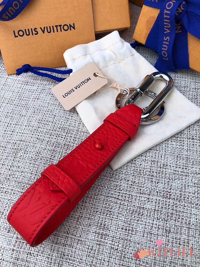 Kitlife Louis Vuitton Key Holder and Bag Charm Harness Dragonne Red - MP2293 - 1