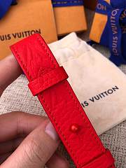 Kitlife Louis Vuitton Key Holder and Bag Charm Harness Dragonne Red - MP2293 - 5