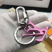 Kitlife Louis Vuitton Key Holder and Bag Charm L-shaped buckle Pink - MP2364 - 4