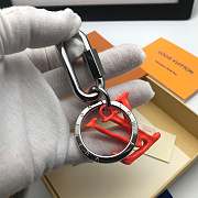 Kitlife Louis Vuitton Key Holder and Bag Charm L-shaped buckle Red - MP2364 - 4