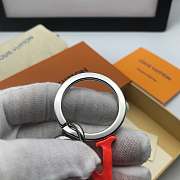 Kitlife Louis Vuitton Key Holder and Bag Charm L-shaped buckle Red - MP2364 - 3