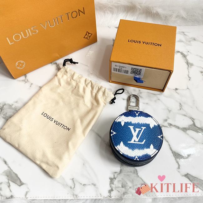 Kitlife Louis Vuitton LV Escale Headphone Box In Blue - 6.5 x 3.5 x 6.5 cm - 1