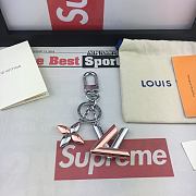 Kitlife Louis Vuitton Key Holder and Bag Charm Twist Monogram Flower and LV Signature Pink – M68197 - 1