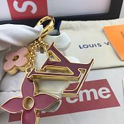 Kitlife Louis Vuitton Key Holder and Bag Charm Fleur De MNG Do Rose Red – M67119 - 6