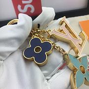 Kitlife Louis Vuitton Key Holder and Bag Charm Fleur De MNG Do Blue – M67119 - 2