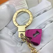 Kitlife Louis Vuitton Key Holder and Bag Charm Love Lock Heart And Key Chains – M67437 - 2