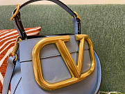 Kitlife Valentino V Logo Bucket Bag Blue – 1122 - 20x19x12cm - 4