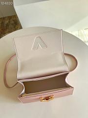 Kitlife Louis Vuitton Twist Lock In Taurillon Leather Handbag Powder Pink – M57093 - 17.0 x 25.0 x 11.0 cm - 5