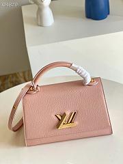 Kitlife Louis Vuitton Twist Lock In Taurillon Leather Handbag Powder Pink – M57090 - 29 x 21 x 12 cm - 5