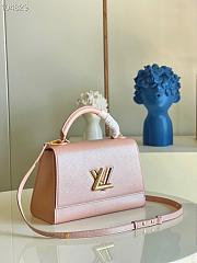 Kitlife Louis Vuitton Twist Lock In Taurillon Leather Handbag Powder Pink – M57090 - 29 x 21 x 12 cm - 4