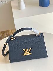 Kitlife Louis Vuitton Twist Lock In Taurillon Leather Handbag Navy Blue – M57090 - 29 x 21 x 12 cm - 2