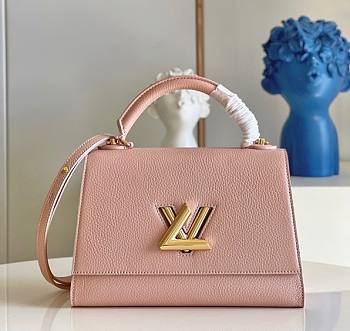 Kitlife Louis Vuitton Twist Lock In Taurillon Leather Handbag Powder Pink – M57090 - 29 x 21 x 12 cm