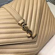 Kitlife YSL College Monogram Satchel Beige Gold Hardware – 32cm x 20cm x 8.5cm - 2