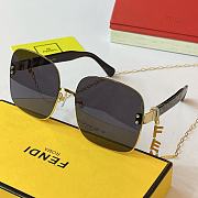 Kitlife Fendi Sunglasses Chain Earring Pendant  – FF0332 – Size: 61-20-145 - 5