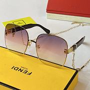 Kitlife Fendi Sunglasses Chain Earring Pendant  – FF0332 – Size: 61-20-145 - 3