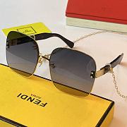 Kitlife Fendi Sunglasses Chain Earring Pendant  – FF0332 – Size: 61-20-145 - 2