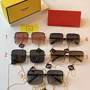 Kitlife Fendi Sunglasses Chain Earring Pendant  – FF0512 – Size: 61-16-140 - 1
