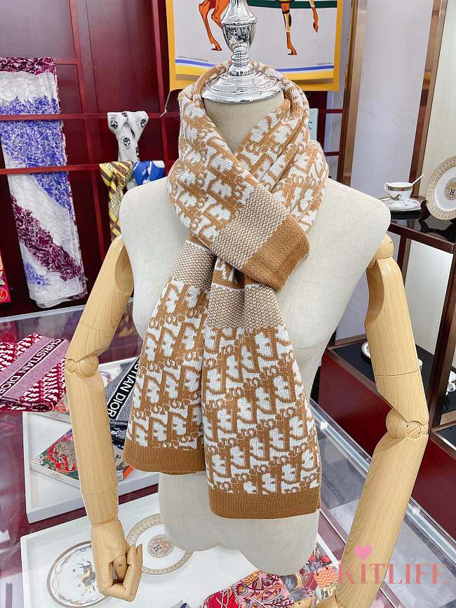 Kitlife Dior Scarf Presbyopic Yellow – 30x190 cm - 1