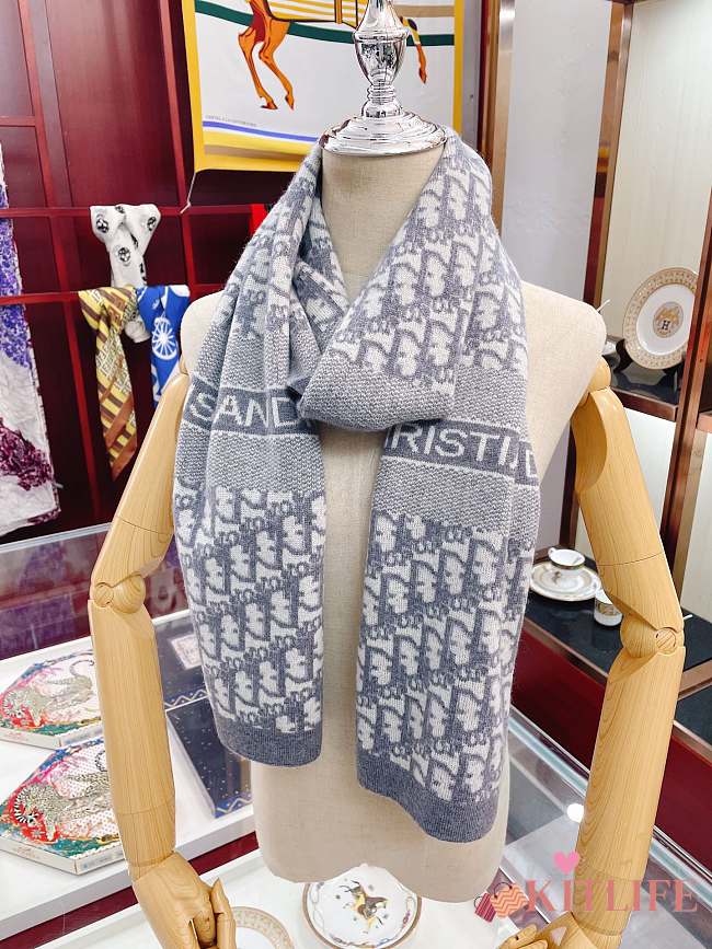 Kitlife Dior Scarf Presbyopic Grey – 30x190 cm - 1