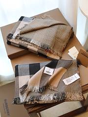 Kitlife Burberry Scarf Welsh Check Pattern Shawl – 200 x 100 cm - 4