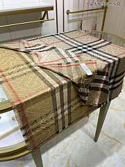 Kitlife Burberry Scarf B Gold Line Plaid Yellow – 70x220cm - 5